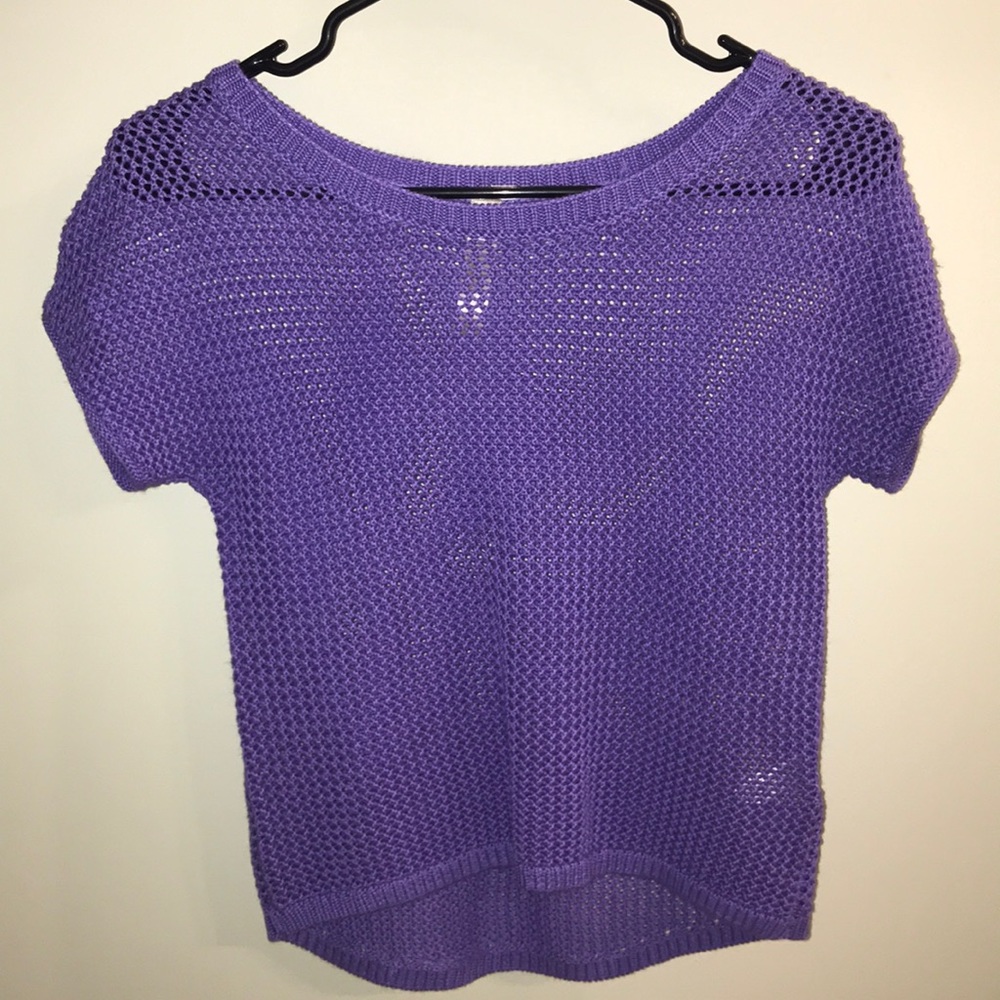 Cherokee Purple crochet shirt - Size XL, 14/16